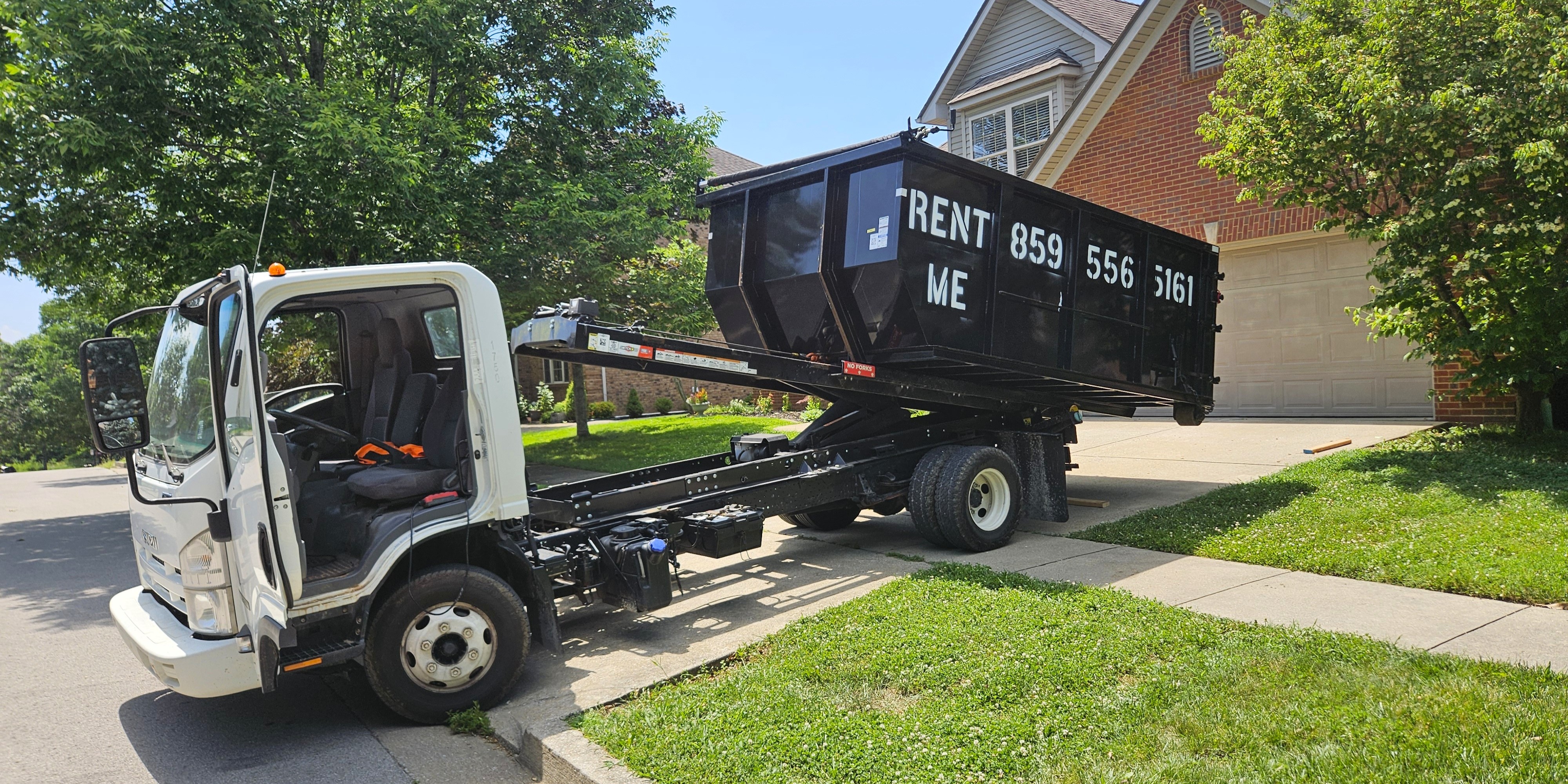 Driveway-Safe Roll-Off Dumpster Delivery